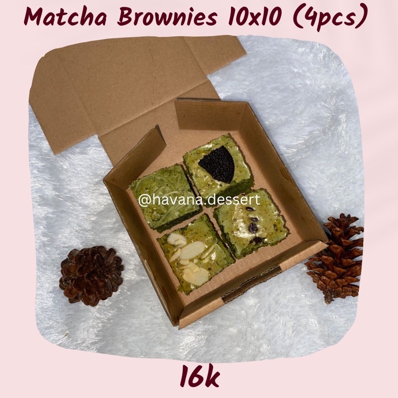 

Matcha Brownies | Brownies Matcha Panggang