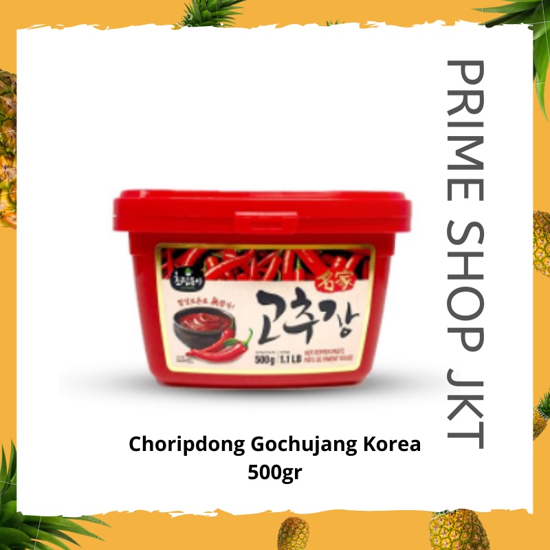 

Choripdong Gochujang 500gr Hot Pepper Paste Pasta Cabe Korea