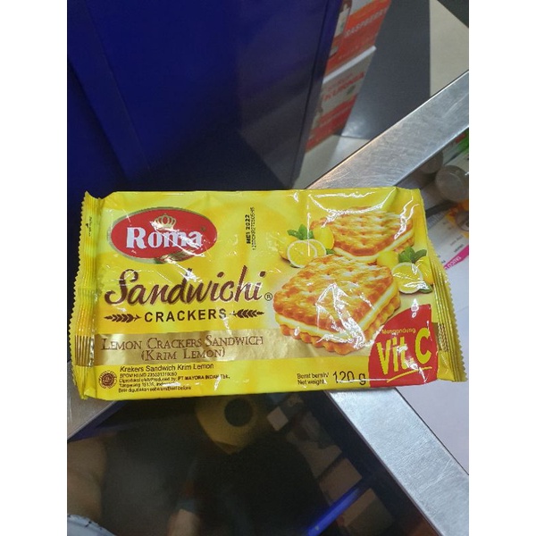 

Roma Lemon Sandwichi Crackers 120gr