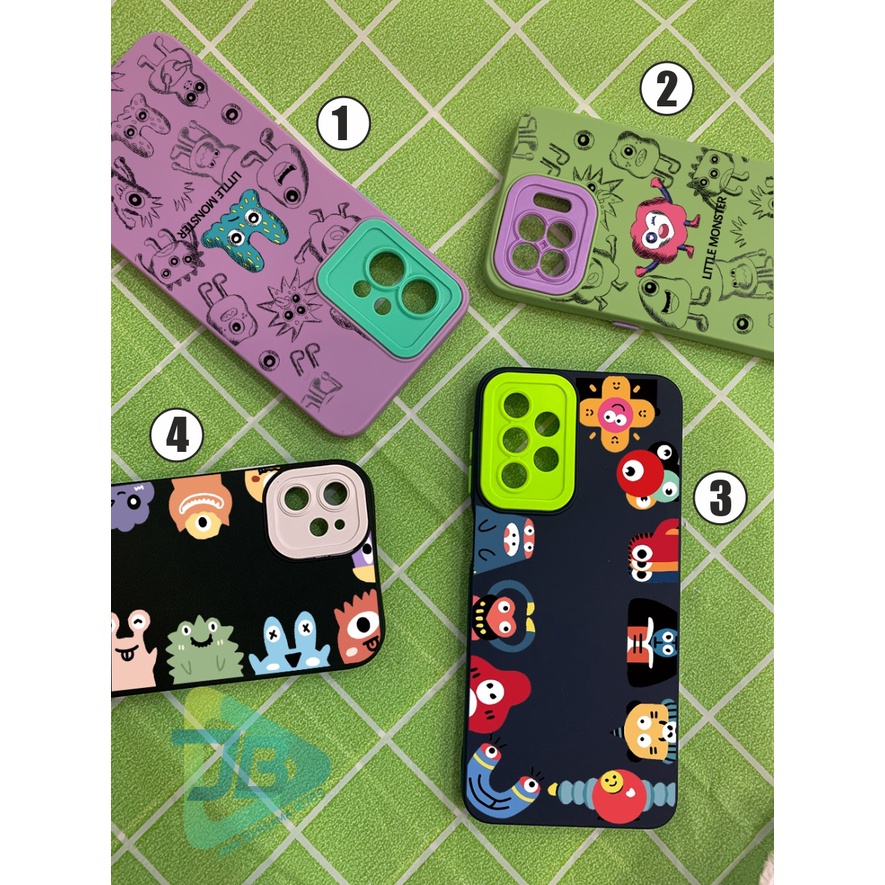 SOFTCASE NALLE SILIKON 2IN1 CAMERA PROTECTION LITTLE MONSTER OPPO VIVO SAMSUNG REALME XIAOMI IPHONE FOR ALL TYPE JB5812