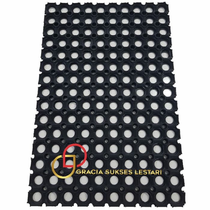 Keset Karpet Karet Anti Slip Kamar Mandi 40 x 60 Kompos Tebal