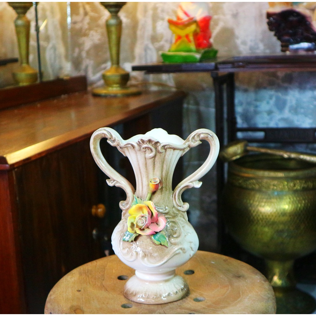 Vas Bunga Bassano Italy/Vas Bunga Keramik/Vas Cantik Minimalis