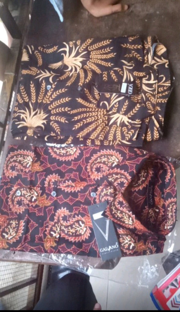 Galvano Kemeja Batik Reguler Modern Pria Size Besar Design Eksklusif