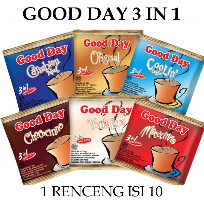 

GOOD DAY 3IN1 (HOT) RENCENG ISI 10