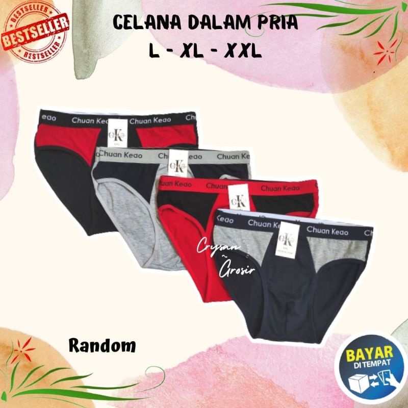 Celana Dalam Pria Dewasa Cowok Murah Bahan Halus XXL