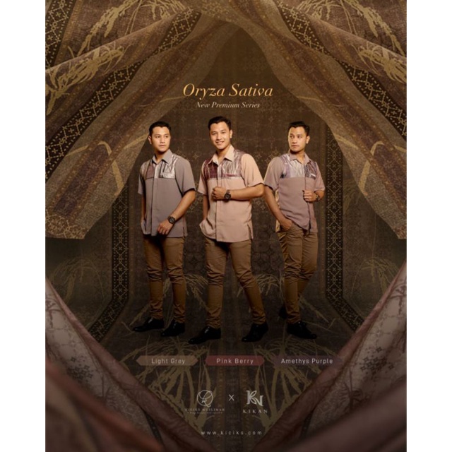 Kemeja Oryza Sativa Premium Series, kiciks x kikan