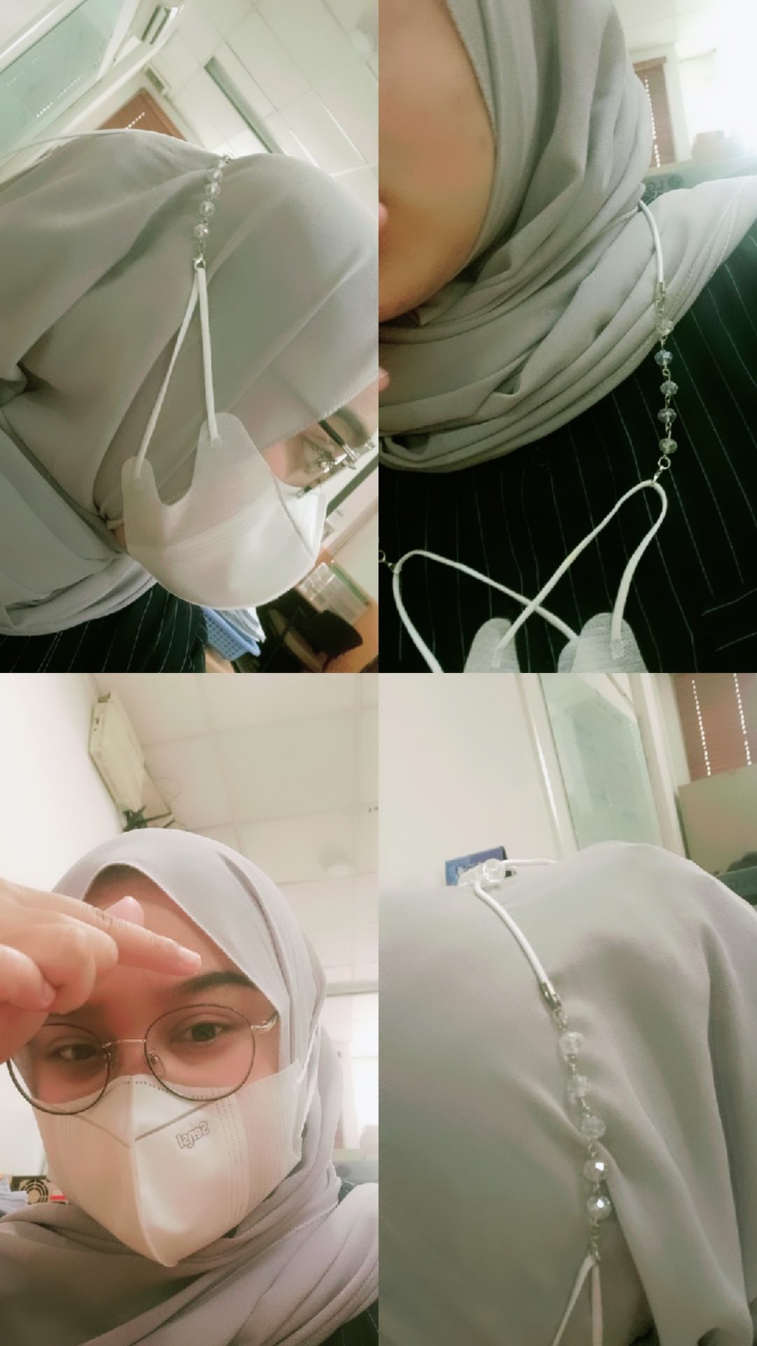 (2in1) Strap Dan Konektor Masket Serut