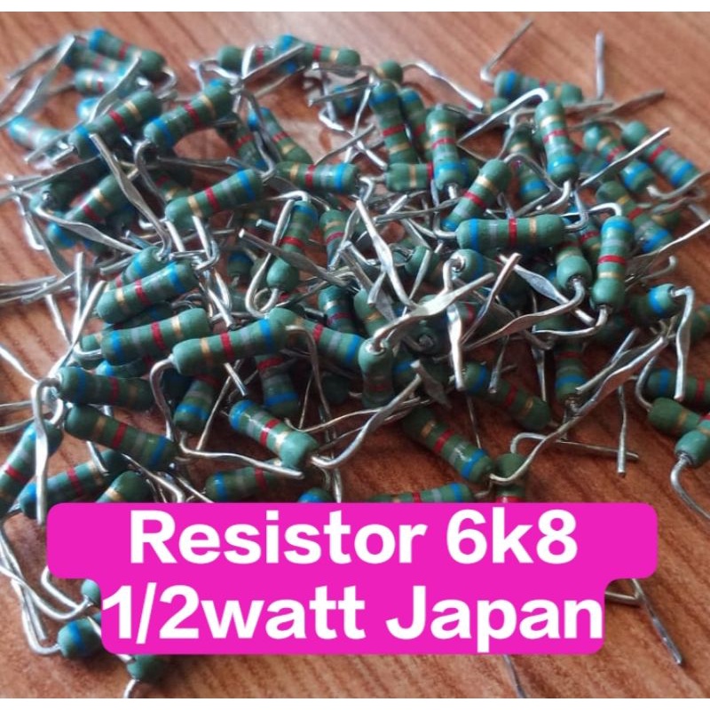 Resistor 6k8 1/2watt Japan