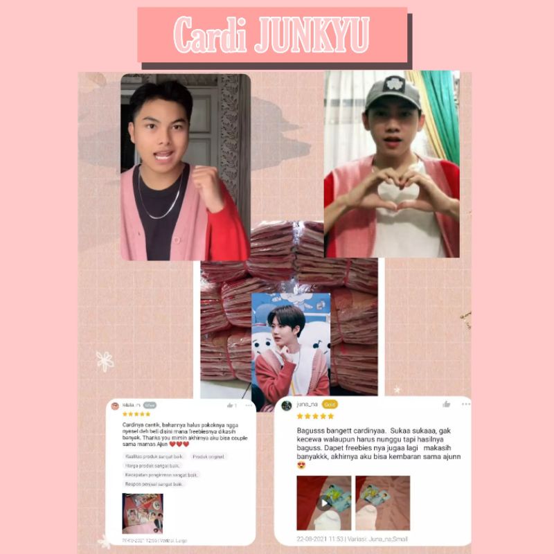 [READY STOCK] Miao Store - Cardigan Junkyu Cardi idol kpop Korean Outfit Treasure