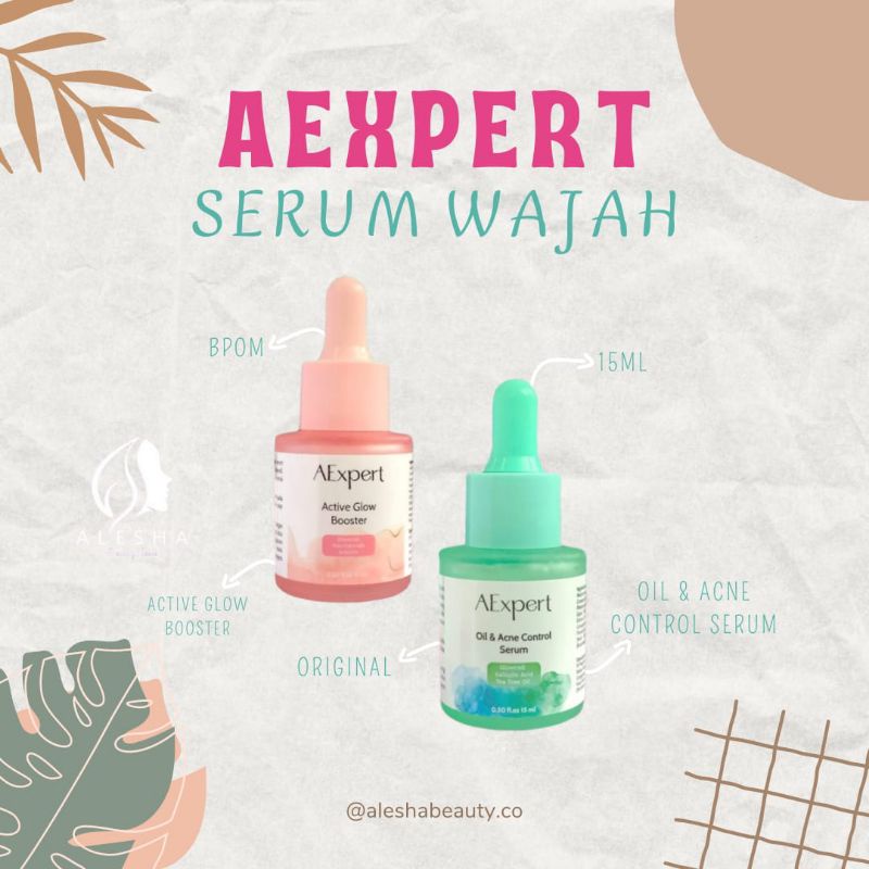 AExpert serum by dr Ekles Ash / Serum Glow / Serum Acne / Serum AExpert