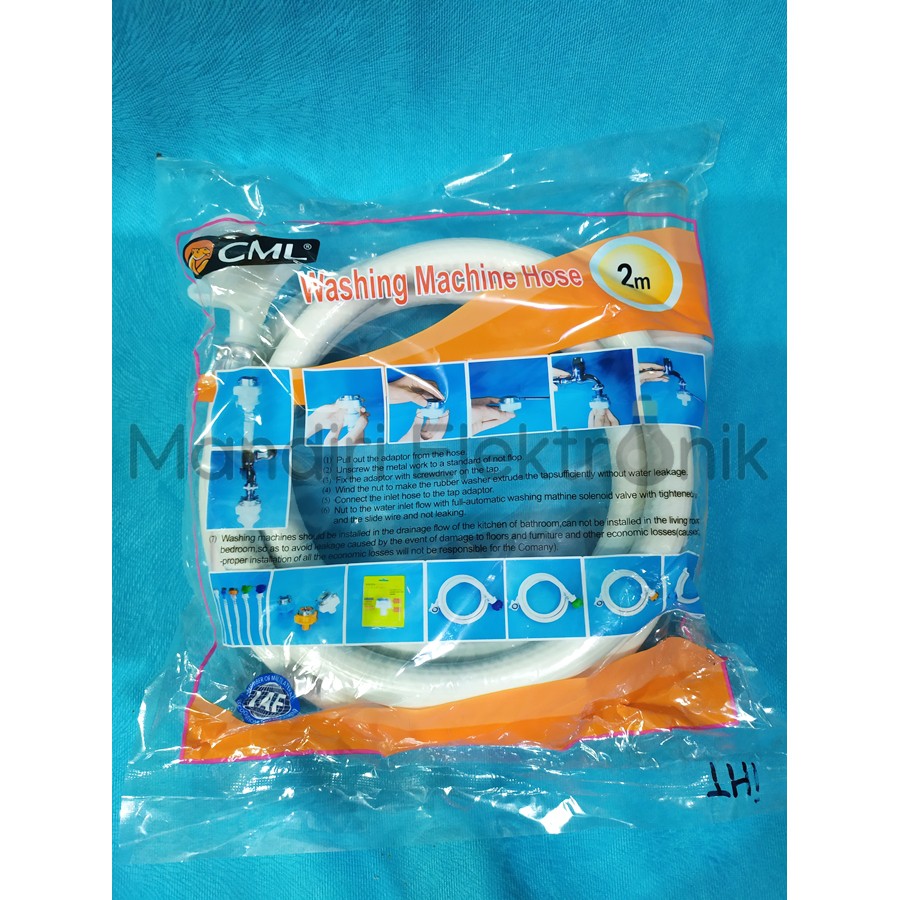 Selang Mesin Cuci Inlet 2m CML Washing Machine Hose