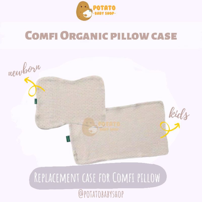 Comfi organic pillow case newborn &amp; kids - sarung bantal