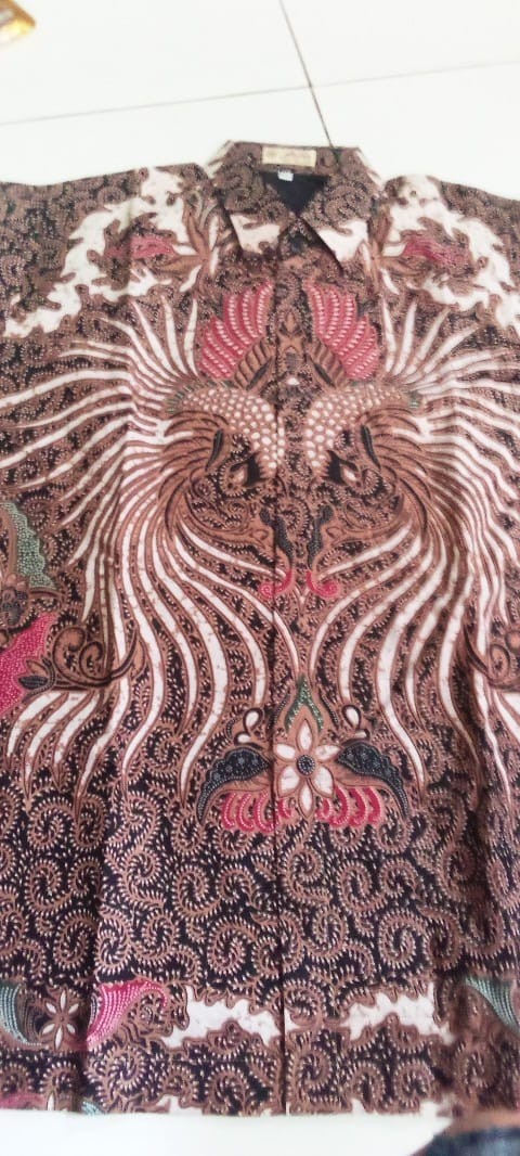 Kemeja Batik Pria Lengan Panjang Motif Modern Kualitas Premium Bahan Katun Kain Halus Lembut Abm 013