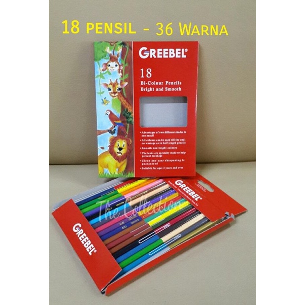 

Atk233Gb 7218 Bi Colour 18 Pensil Dapat 36 Warna Greebel Grebel Grab