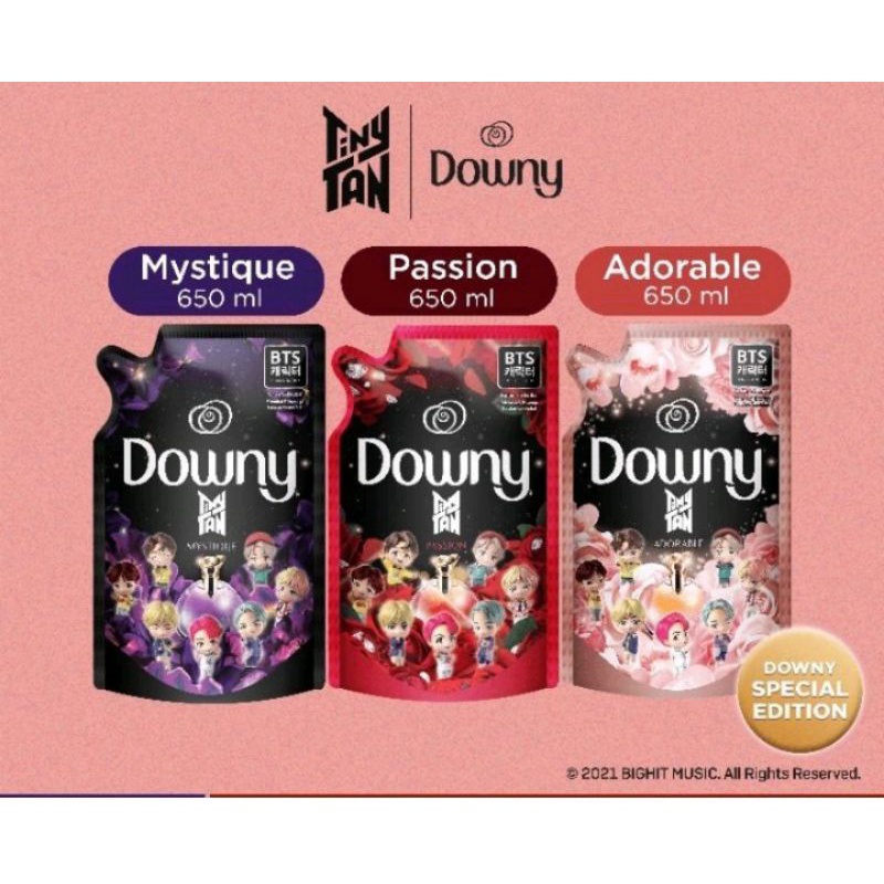 Downy Mystique 720 ml Pelembut Pewangi Pakaian BTS Special Edition