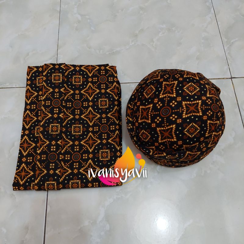 Set Baju Prewedding - Nuansa Hitam Hewes, Motif Nitik Hitam