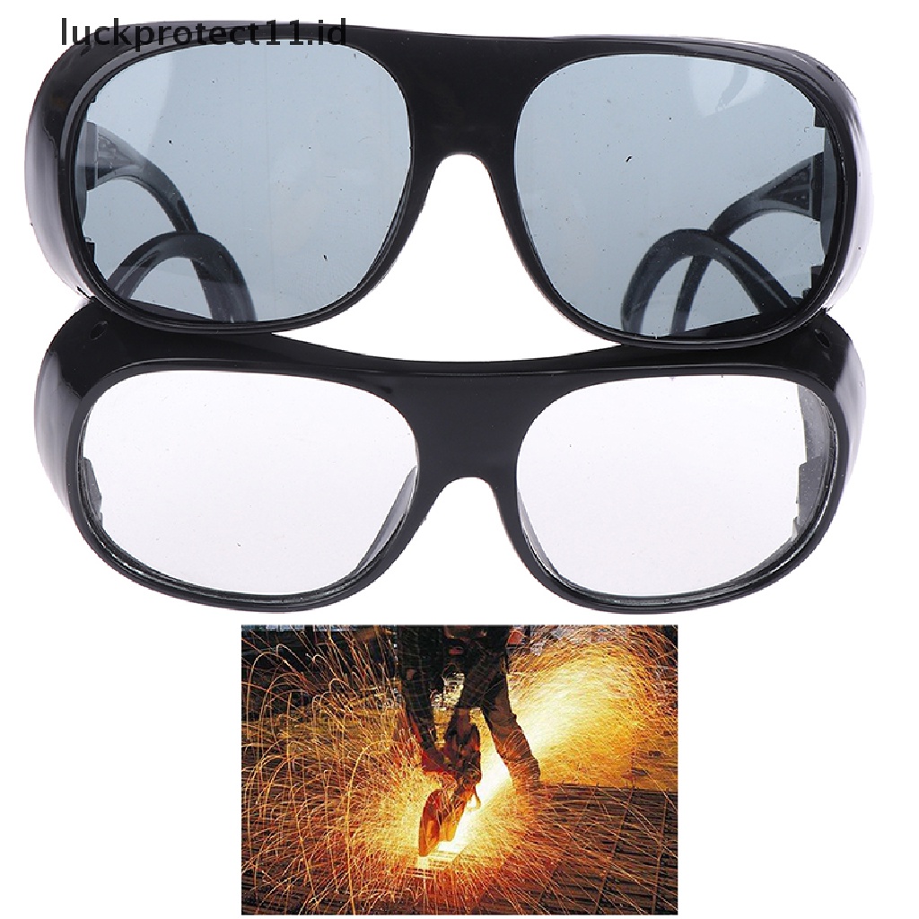 // Hg &amp; ID// Kacamata Las Mata Perlindungan Kerja Luar Ruangan safety glasses goggles spectacles.