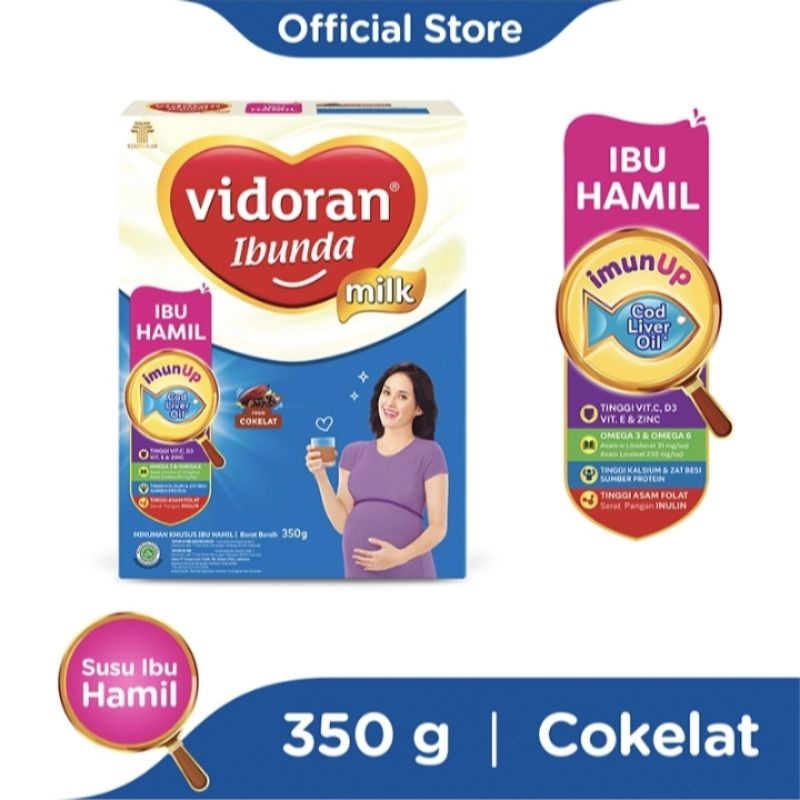 VIDORAN Susu Ibu Hamil Coklat box - 350gr