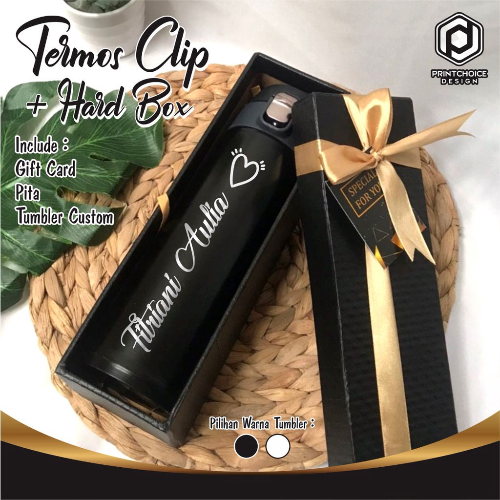 TUMBLER CLIP CUSTOM FREE DESAIN &amp; BUBBLE WRAP