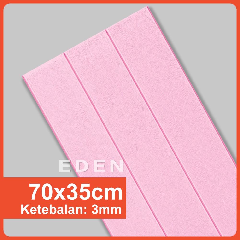 Wallpaper Dinding Foam Motif Kayu 3D serat kayu Stiker-EDEN_B-2-MINI
