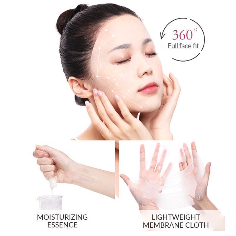 BISA COD Masker Wajah sheet Mask Bioaqu Brightening Mencerahkan Dan Mengglowingkan Wajah