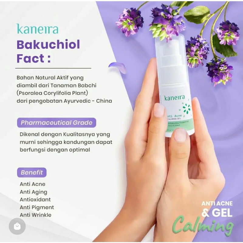 KANEIRA  ANTI ACNE &amp; CALMING GEL  / Gel Pencegah Bopeng Wajah / Menyamarkan Noda Hitam / Menghilangkan Flek Hitam /