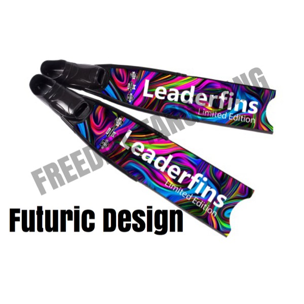 LIMITED EDITION Leaderfins Longfins Carbon Fiber + Tas