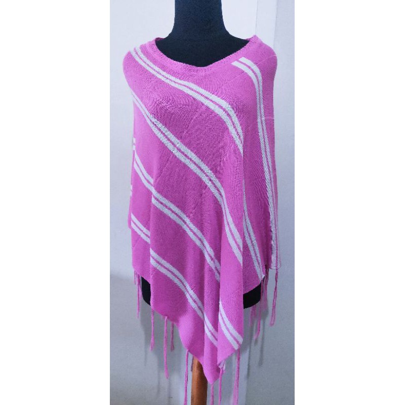 Outer Cape Rajut Pink