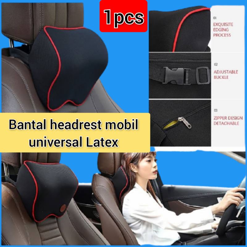 Bantal Headrest sandaran kepala universal Latex