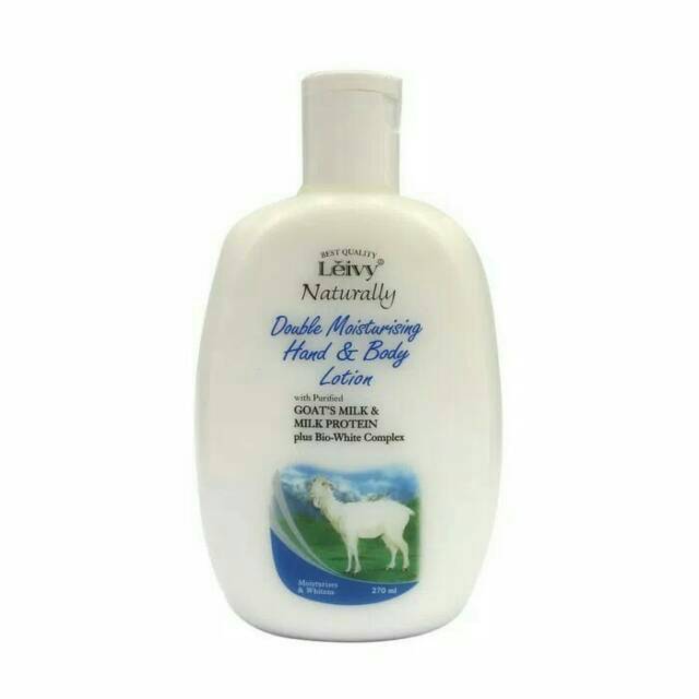 Leivy Hand Body Lotion Goat S Milk 270 Ml Hand Body Susu Kambing Original Shopee Indonesia
