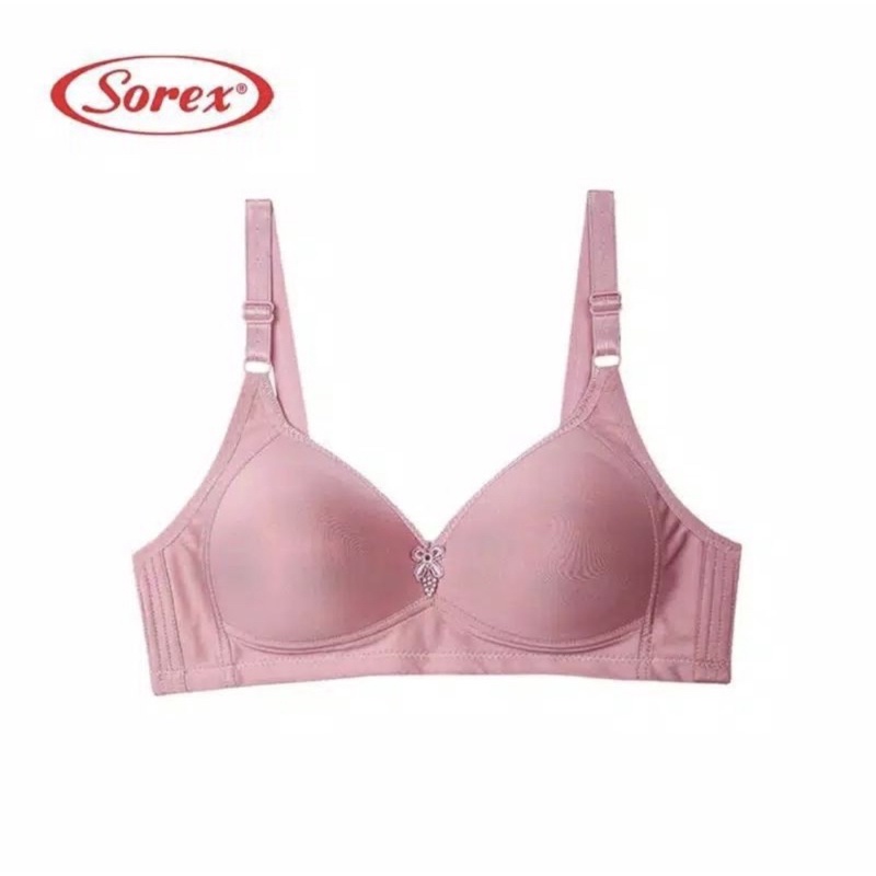 Bra BH Tanpa Kawat Super Soft Sorex 17238 CUP B UK 34-40-Pink