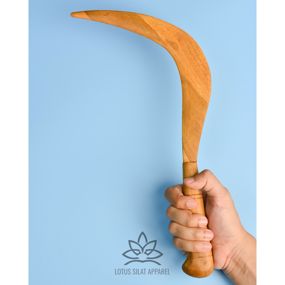 [Bisa COD] Kerajinan Kayu Bentuk Clurit Celurit (Silat) | Premium Original Grade A Kualitas Terbaik 