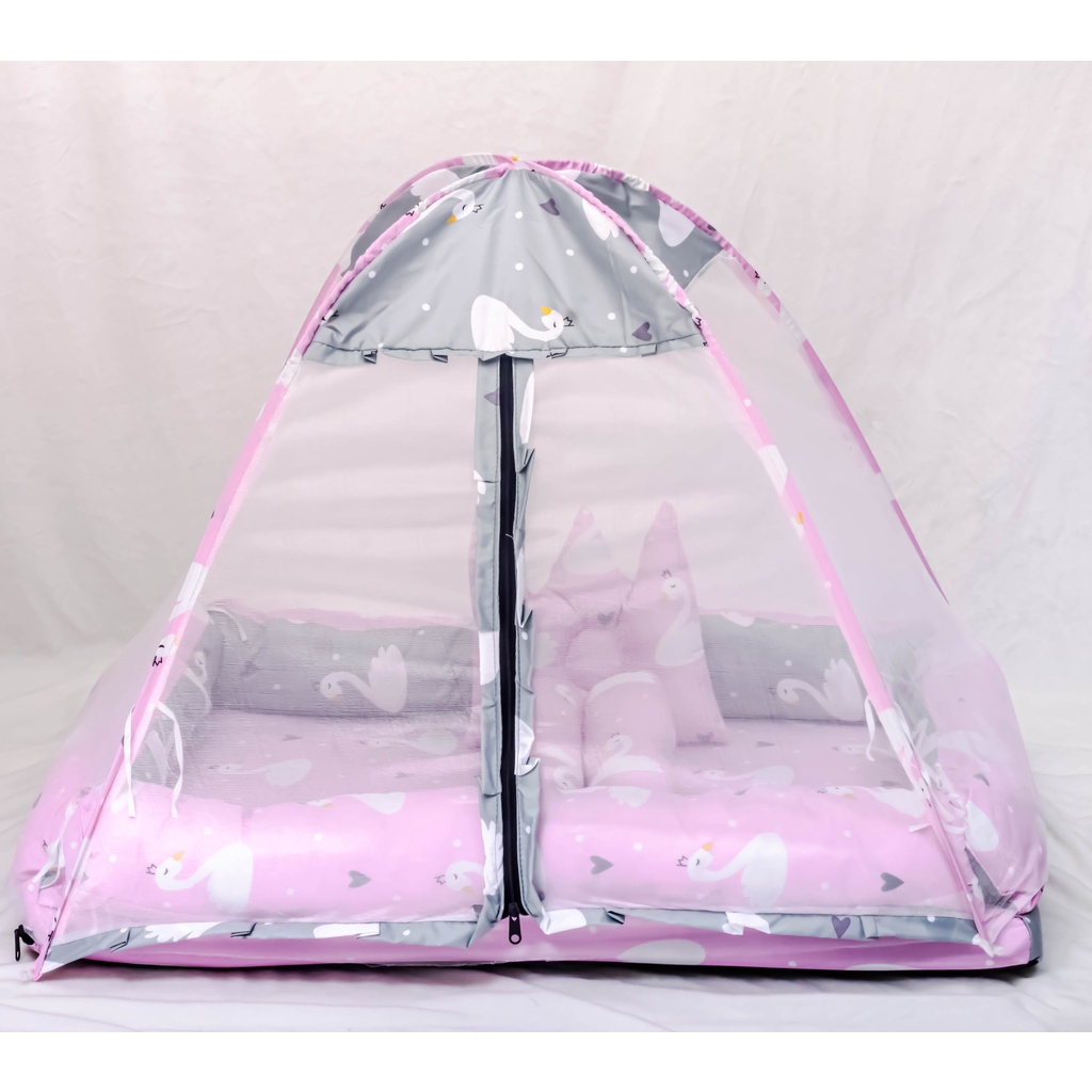 Harga Kasur Bayi Kelambu Motif Karakter Bahan katun Halus Tebal Tempat
Tidur Baby set Murah Bisa Untuk Matras Lengkap Dengan Bantal Guling
perlengkapan bayi baru lahir Free Tas Mika