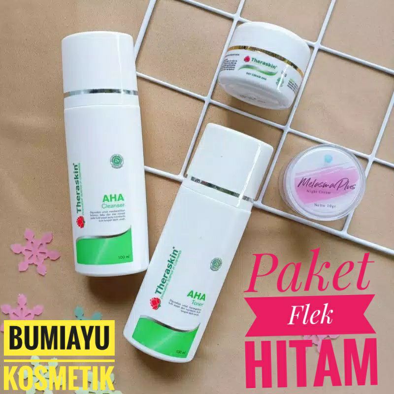 Theraskin Paket Flek Melasma PLUS / PAKET FLEK HITAM THERASKIN / CREAM MELASMA