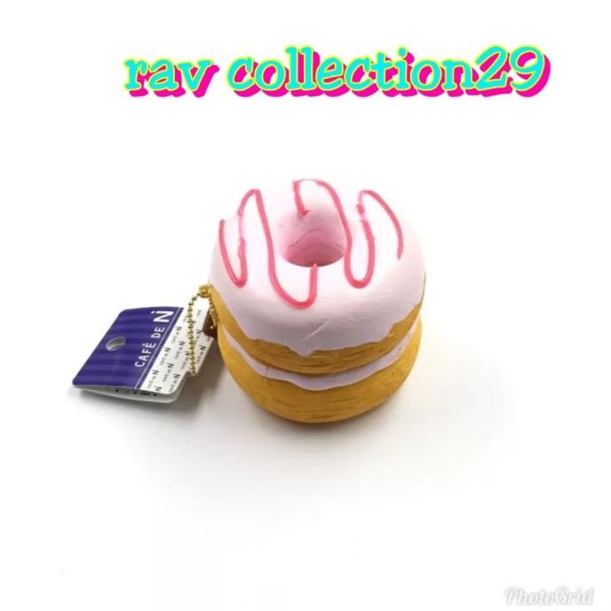 Original Squishy Cafe De N Croissant Doughnut ---Terbaru---