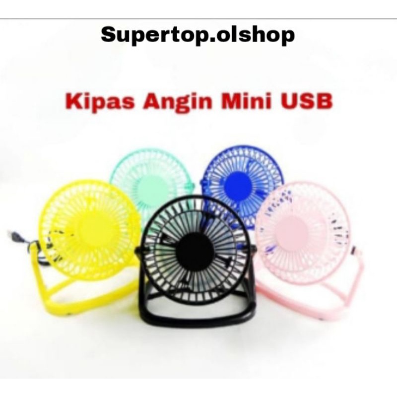 Kipas Angin Mini Portable Cas Fan Karakter⭐ Supertop ⭐