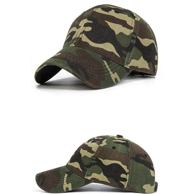 Produk Unggulan Topi Snapback Baseball Rapper Army Camouflage Pria Keren Cool Lurus Sale