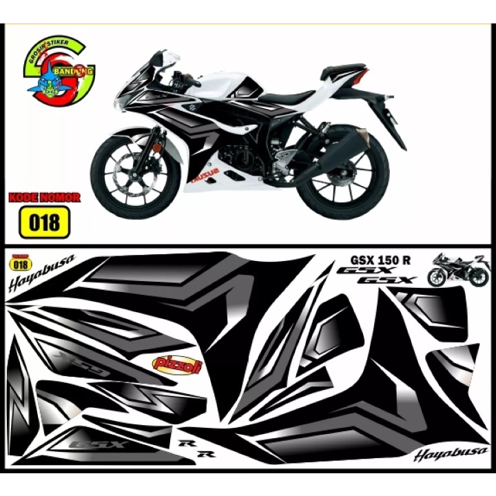 striping gsx / decal gsx / variasi gsx D1