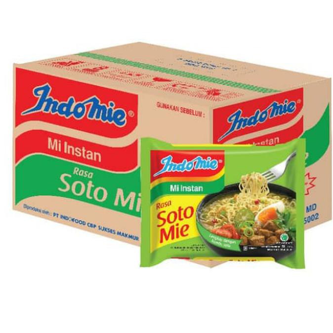 

Terlaris# Indomie Rasa Soto 1 Dus 40 Pcs