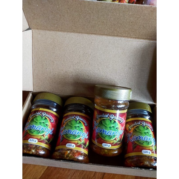 

Paket Ole-ole Sambal Bawang Cap Kemangi 4varian Rasa
