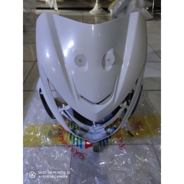 Tameng Beat Pop FI Esp Putih Kualitas Original