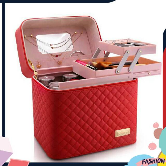 KG2384 Tas fashion kosmetik import Elegan wanita cantik