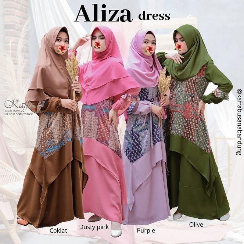Dress Aliza Kaffa Busana Fashion Bandung