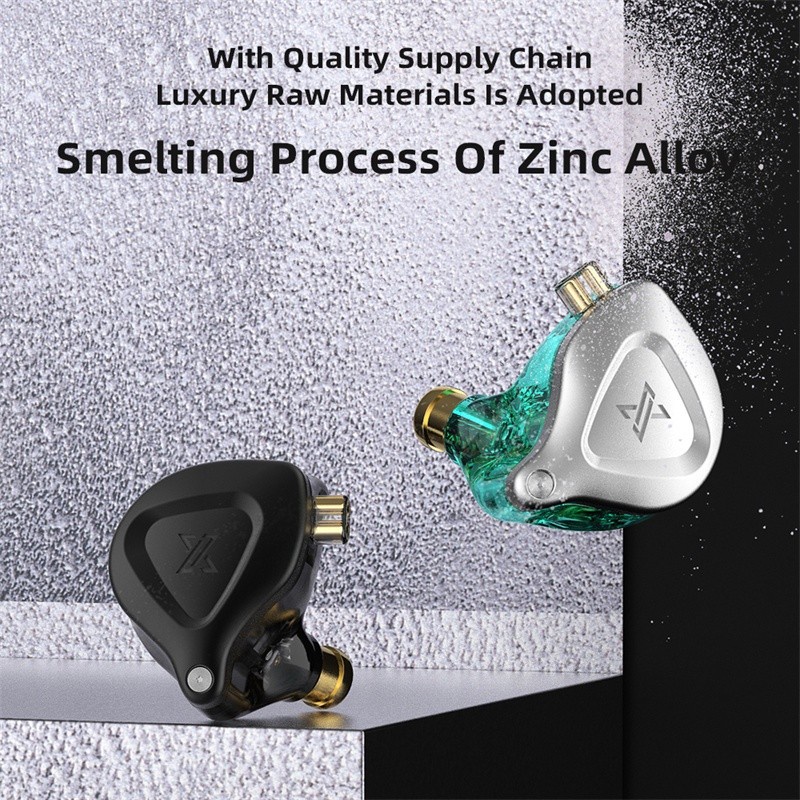 QKZ ZX2 Heavy Metal Bass Earphone with Mic In-ear alt CCA CSN EDX Pro