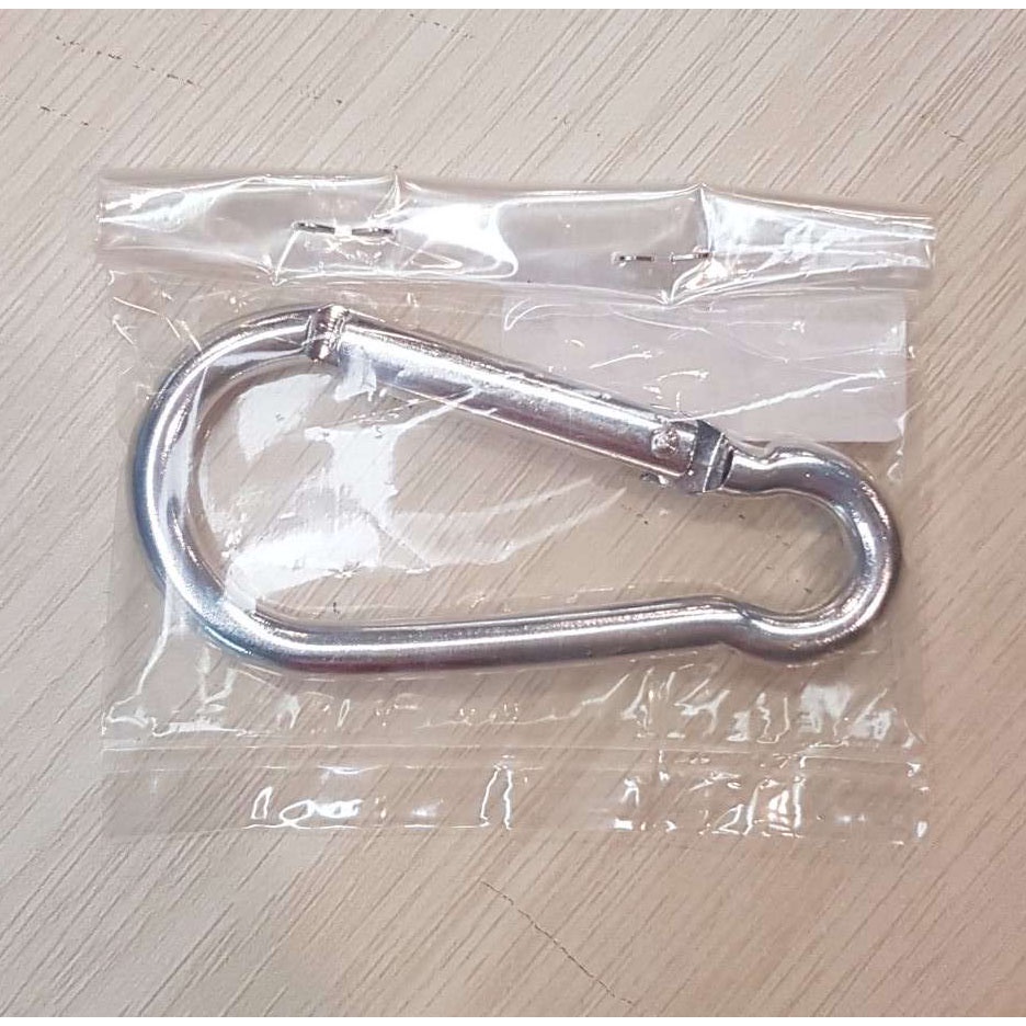 Karabiner Besi Mountaineering Outdoor Camp Murah - Silver