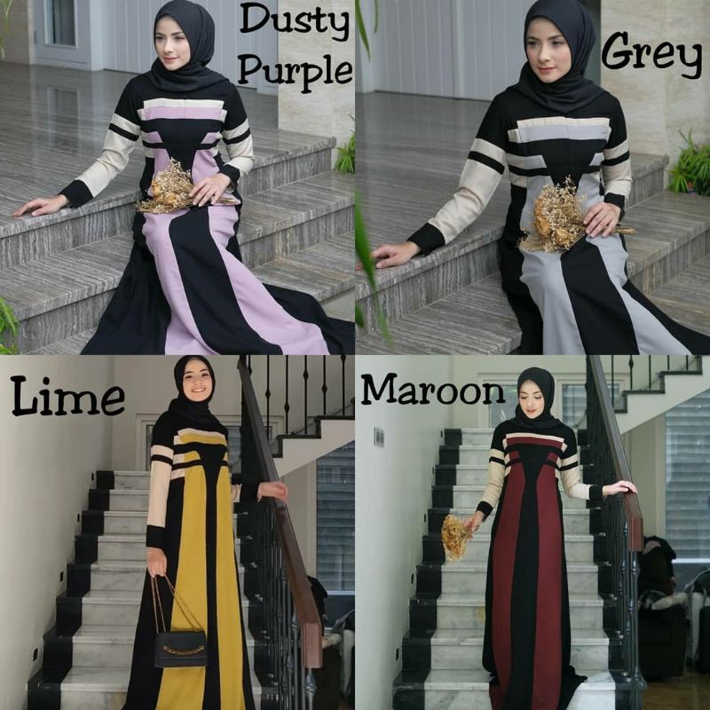(COD) KARIMA DRESS - REFERENSI FATIMAH DRESS JAVINA / GAMIS / KALEELA / NADEEA