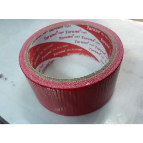 

Lakban kain merah red 2 inch x 7 meter / cloth tape 44 mm x 7 meter