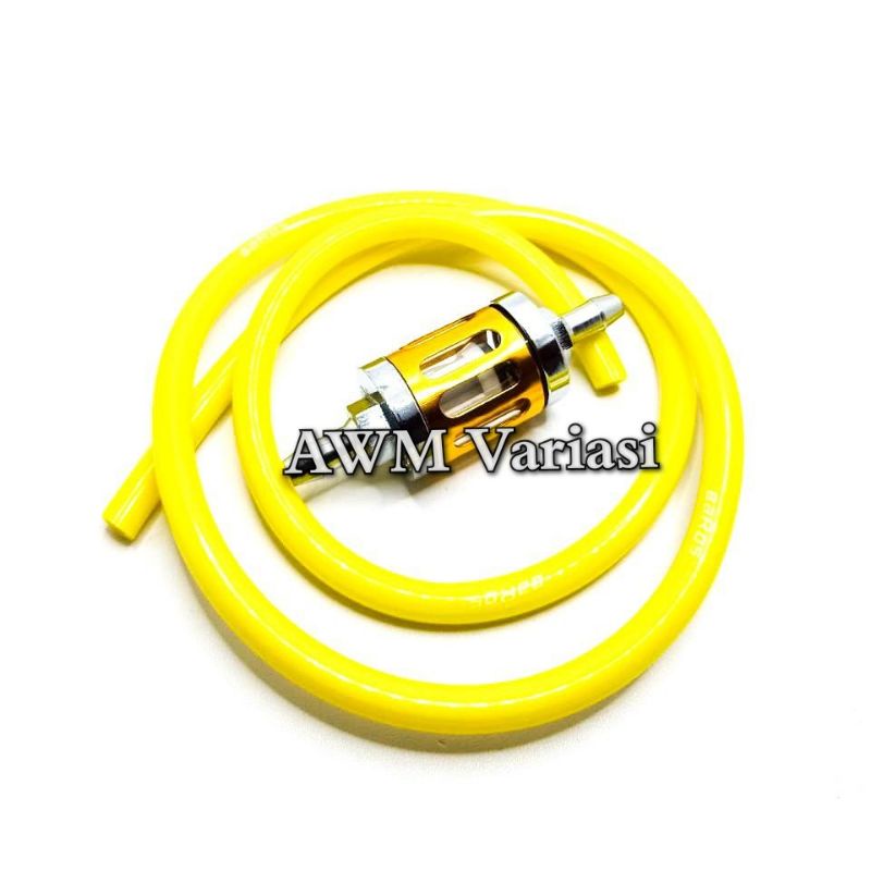 PAKET Selang Bensin Baros + Filter Saringan Bensin Untuk Semua Jenis Motor - Ada 4 warna pilihan