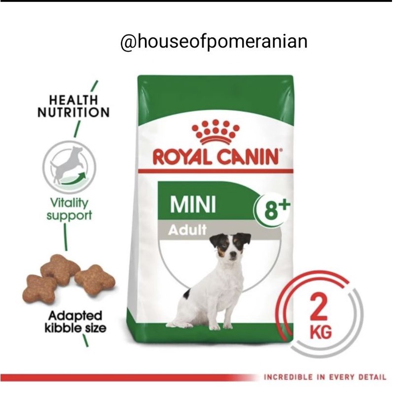 ROYAL CANIN MINI ADULT 2KG dog food makanan anjing kibble dewasa