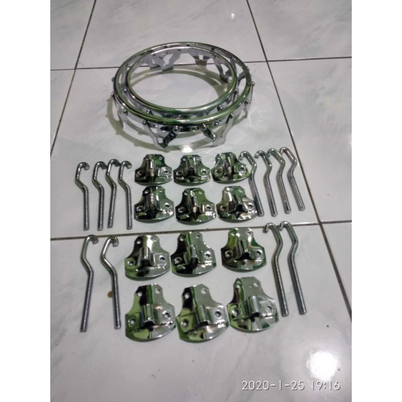 Ring ketipung V 6/ 6 crome untuk ketipung dangdut